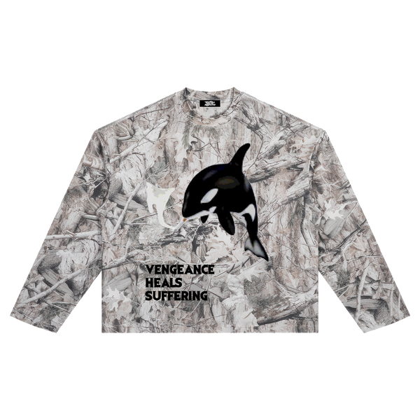 Smokin Orca Tree Camo Long Sleeve Tee